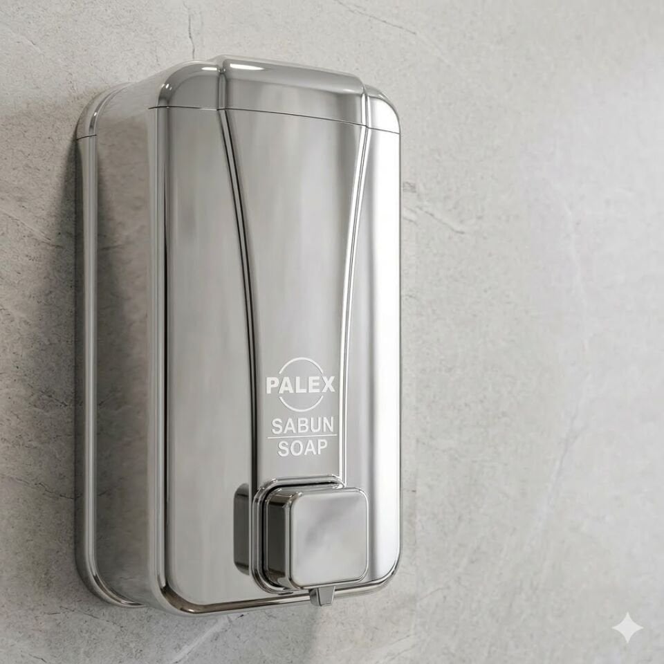 Sıvı Sabun Dispenseri 1000 Cc Krom Kaplama