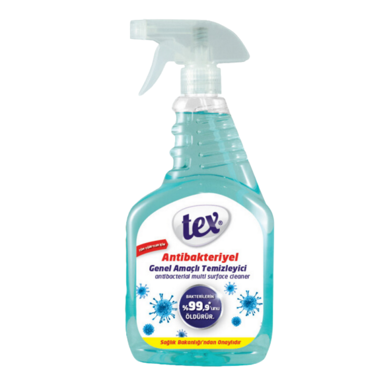 Tex Antibakteriyel Genel Amaçlı Temizleyici Mavi 750 ml