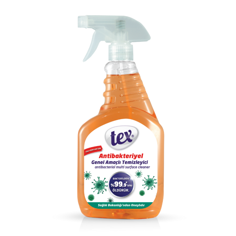 Tex Antibakteriyel Genel Amaçlı Temizleyici Turuncu 750 Ml
