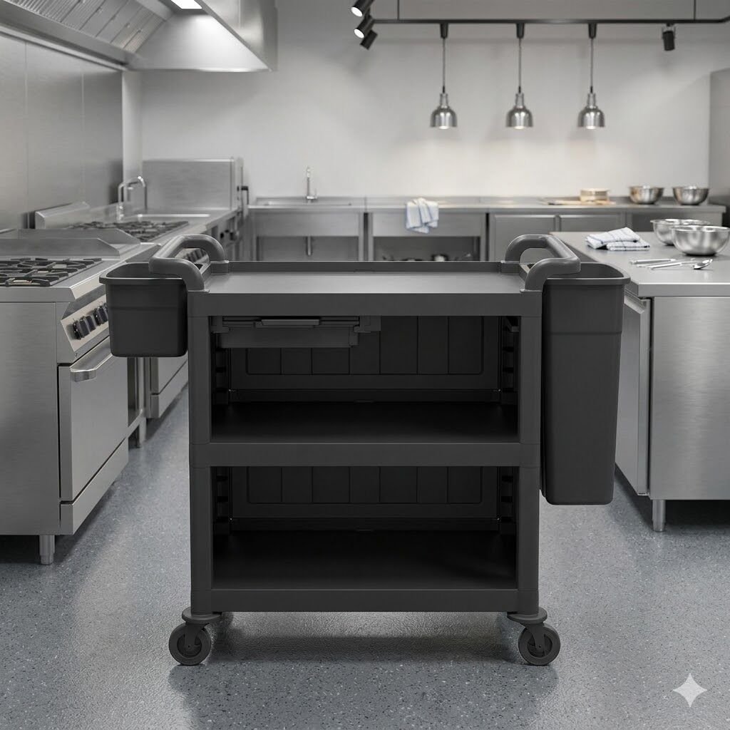 Servis Arabası - Kapalı Gövde / Tam Aksesuar
(Uzun Kova ''Utp279'', Kısa Kova ''Utp278'', Çekmece Rayı ''Utp275'', Dar Çekmece ''Utp277'') 825X550X240