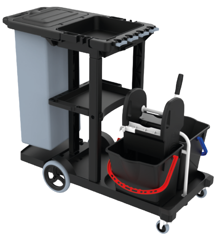 Enjoy Kat Arabası (1*80 Lt Branda ''1S-Br-000018'', 2*Enjoy Kova ''Utp800'', Mimoza Plastik Pres ''Mpp793'') 2X18 Lt 900X510X240