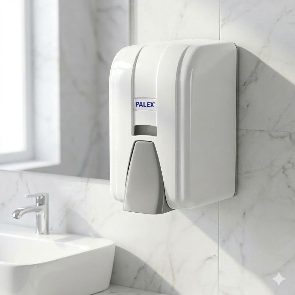 İnter Mini Sıvı Sabun Dispenseri Kartuşlu 800 Cc Beyaz