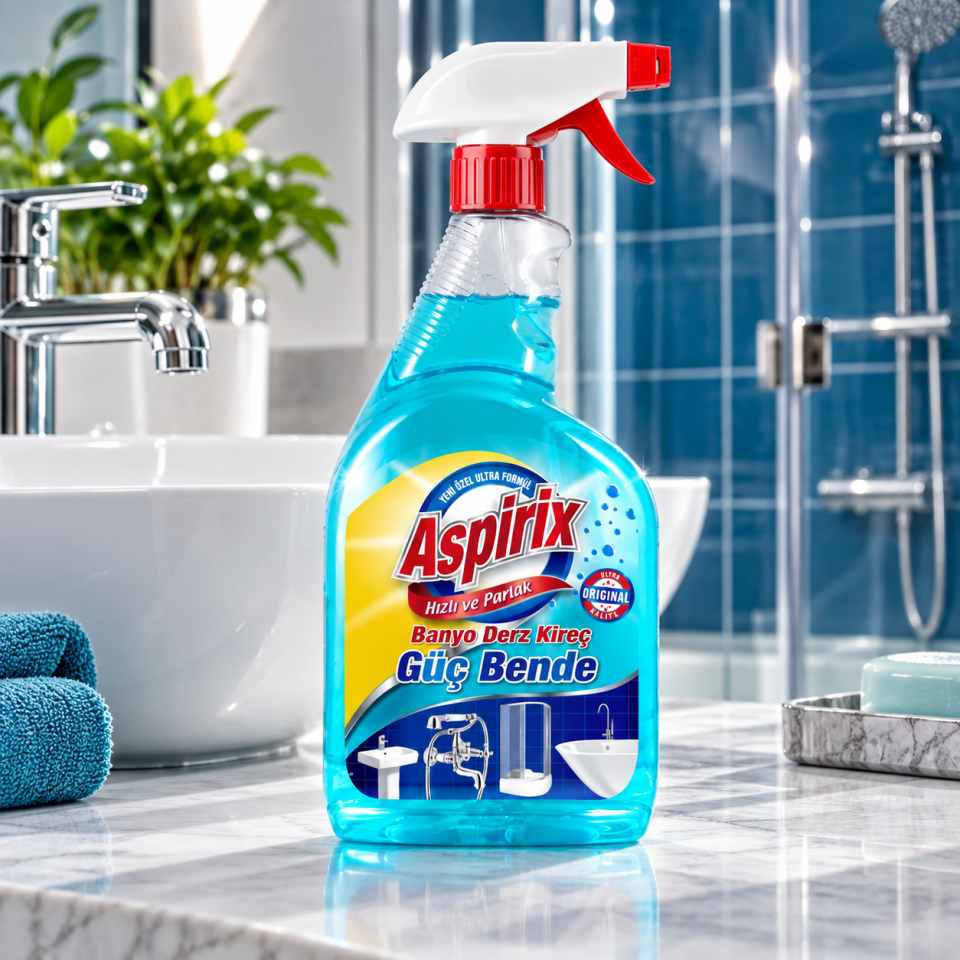 Aspirix Güç Bende Banyo Derz Kireç 750 Ml