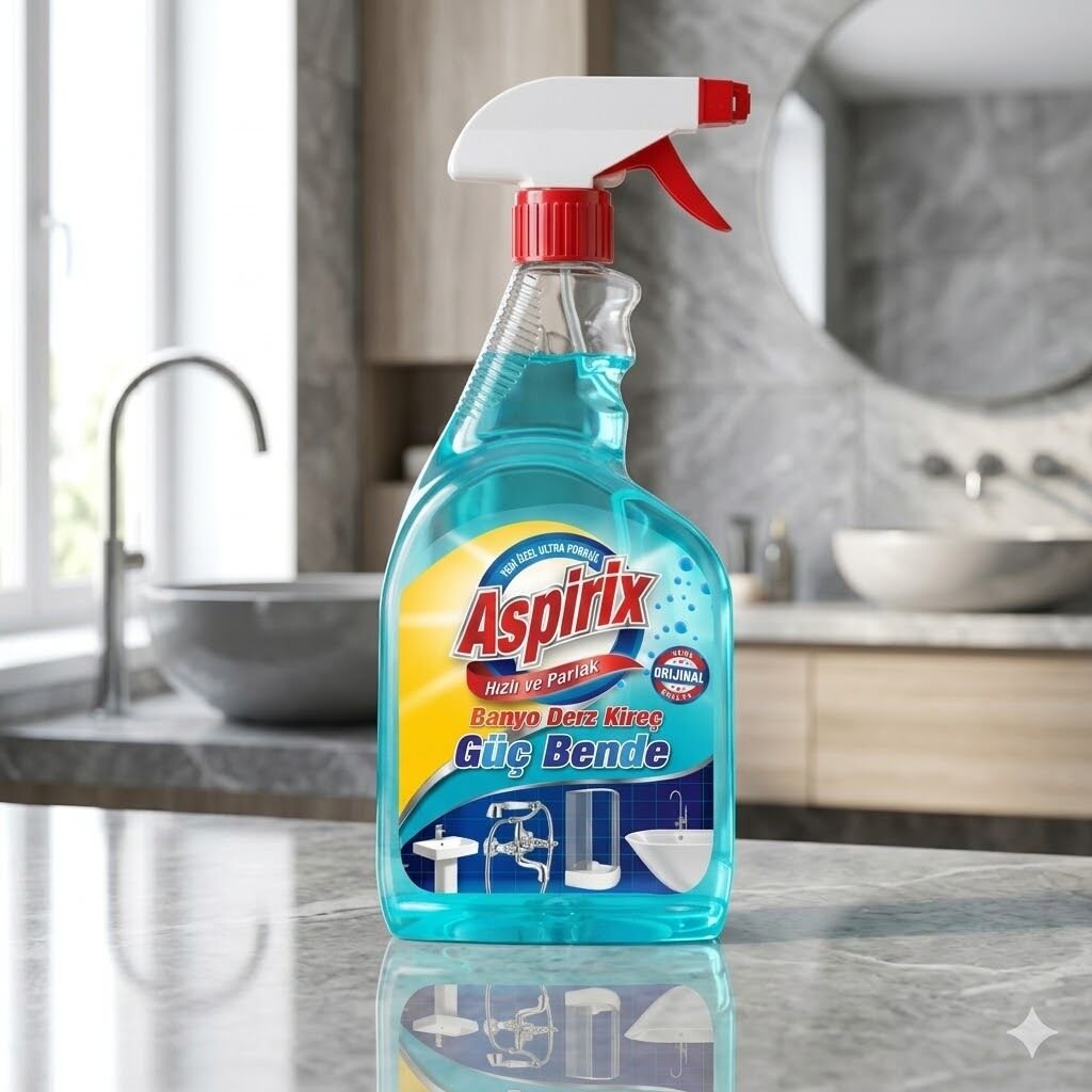 Aspirix Güç Bende Banyo Derz Kireç 750 Ml