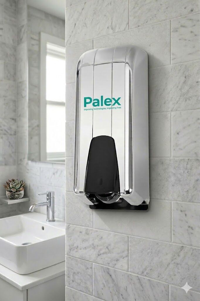 İnter Mini Sıvı Sabun Dispenseri Kartuşlu 800 Cc Krom Kaplama