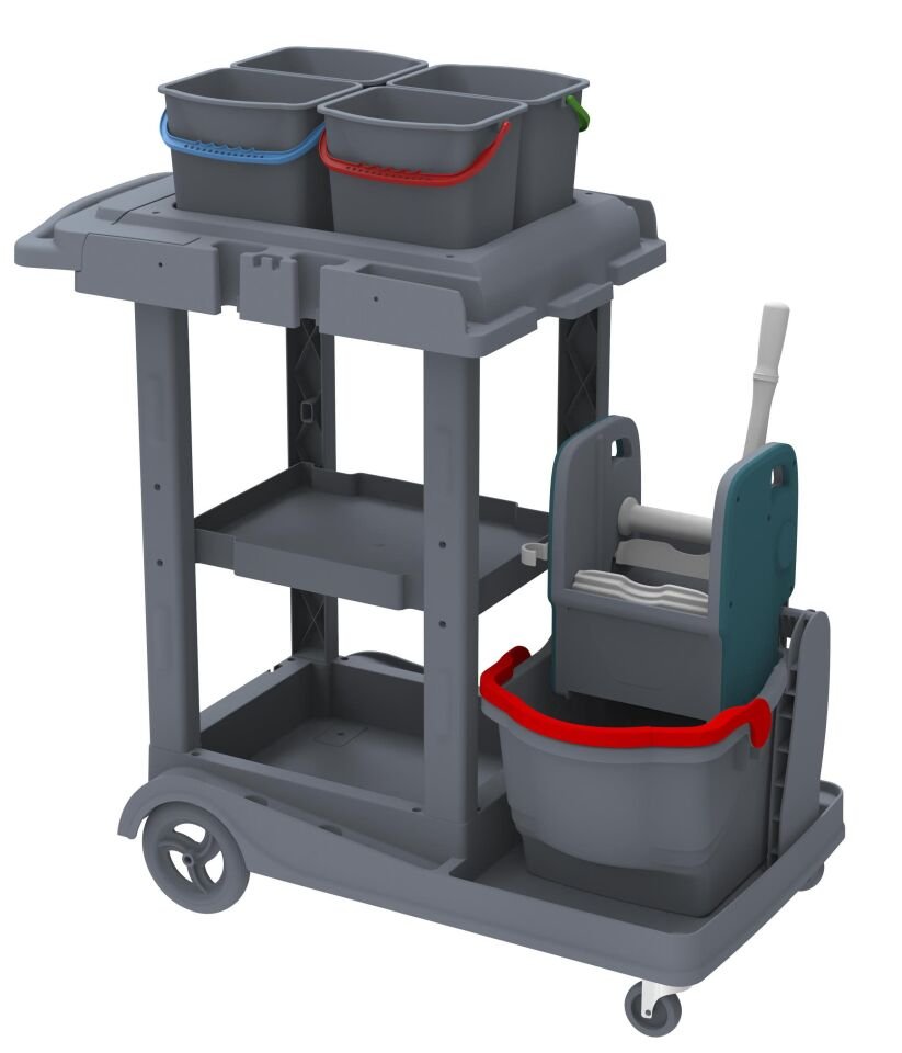 Herkül Solo Kat Arabası,  4X6 Lt Kova, 1X18 Lt Kova 580X980X560