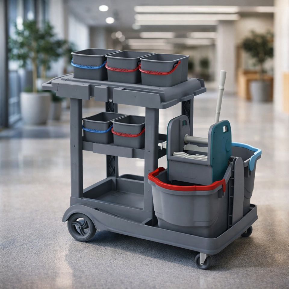 HERKÜL DUO KAT ARABASI , 4x6 LT KOVA, 2x18 LT KOVA 580x980x560