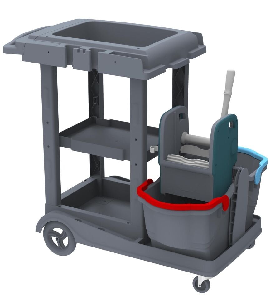 Herkül Duo Kat Arabası , 2X18 Lt Kova 580X980X560