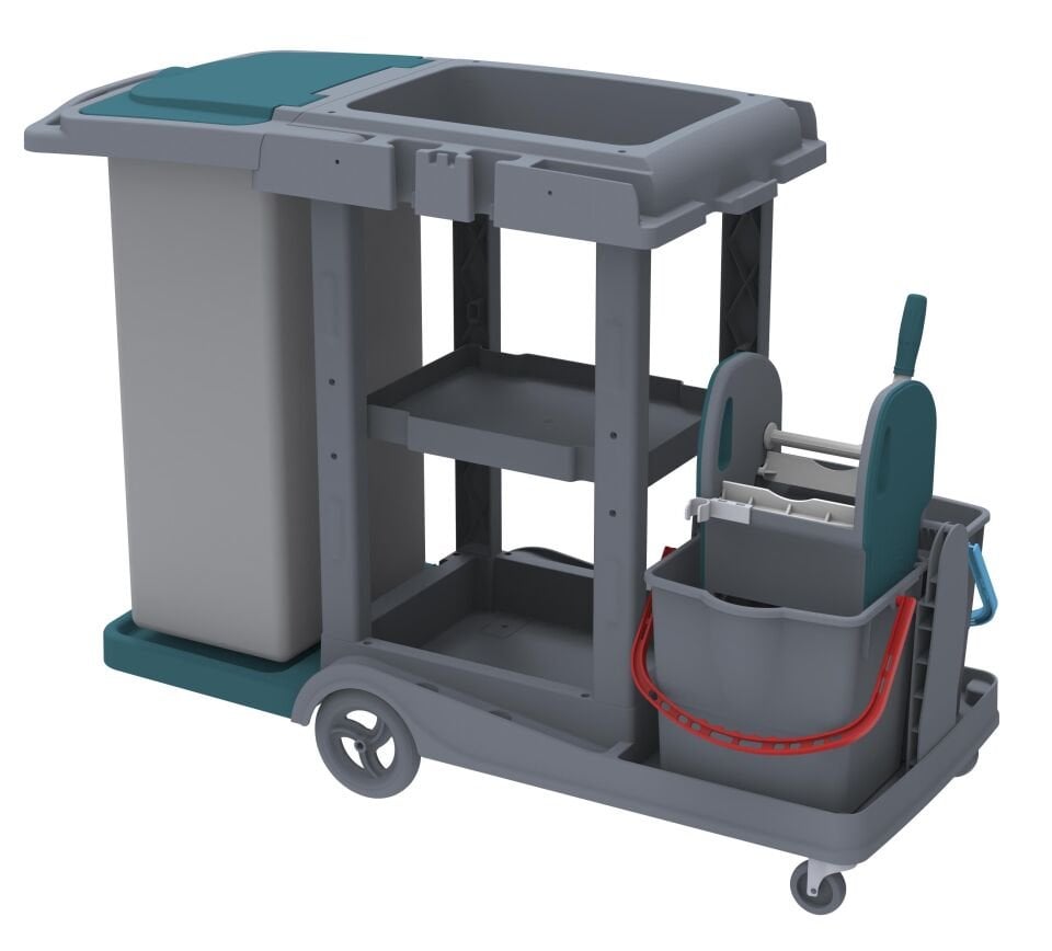 HERKÜL CLASSIC KAT ARABASI , 120 LT BRANDA, 2x18 LT KOVA 580x980x560