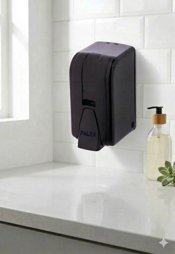 İnter Mini Sıvı Sabun Dispenseri Dökme 600 Cc Siyah