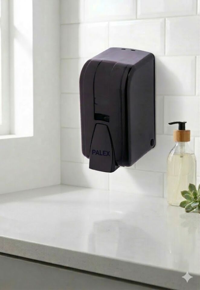 İnter Mini Sıvı Sabun Dispenseri Dökme 600 Cc Siyah