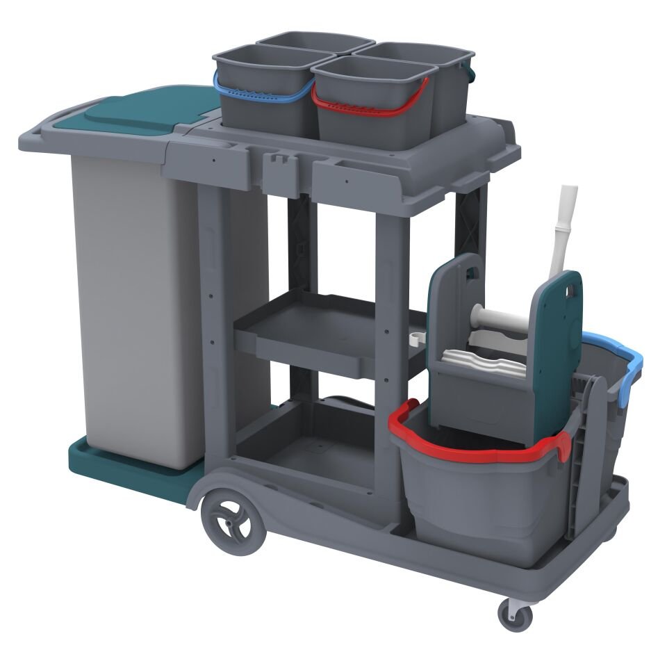 Herkül Classıc Kat Arabası, 120 Lt Branda, 4X6 Lt Kova, 2X18 Lt Kova 580X980X560