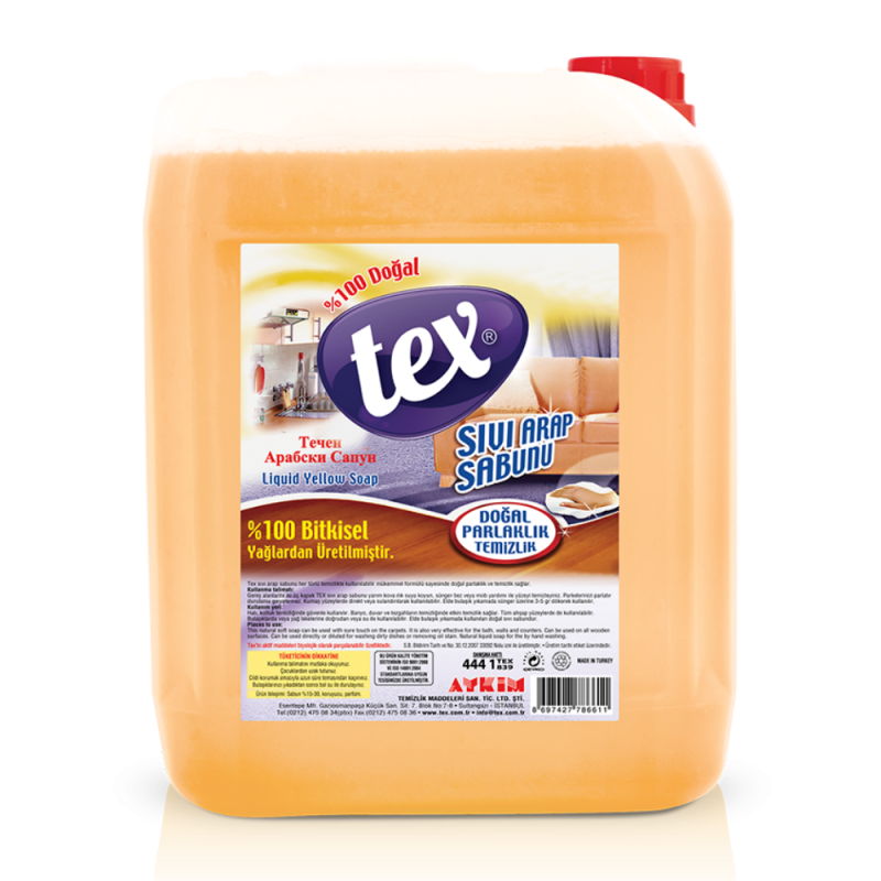 Tex Sıvı Arap Sabunu 5 Kg