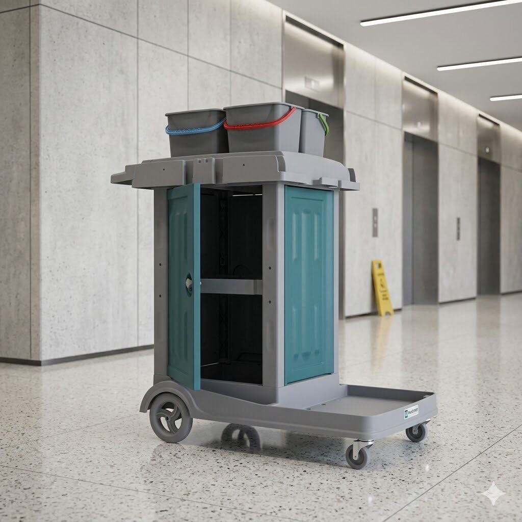 Herkül Base Dolaplı Kat Arabası , 4X6 Lt Kova 80X980X560