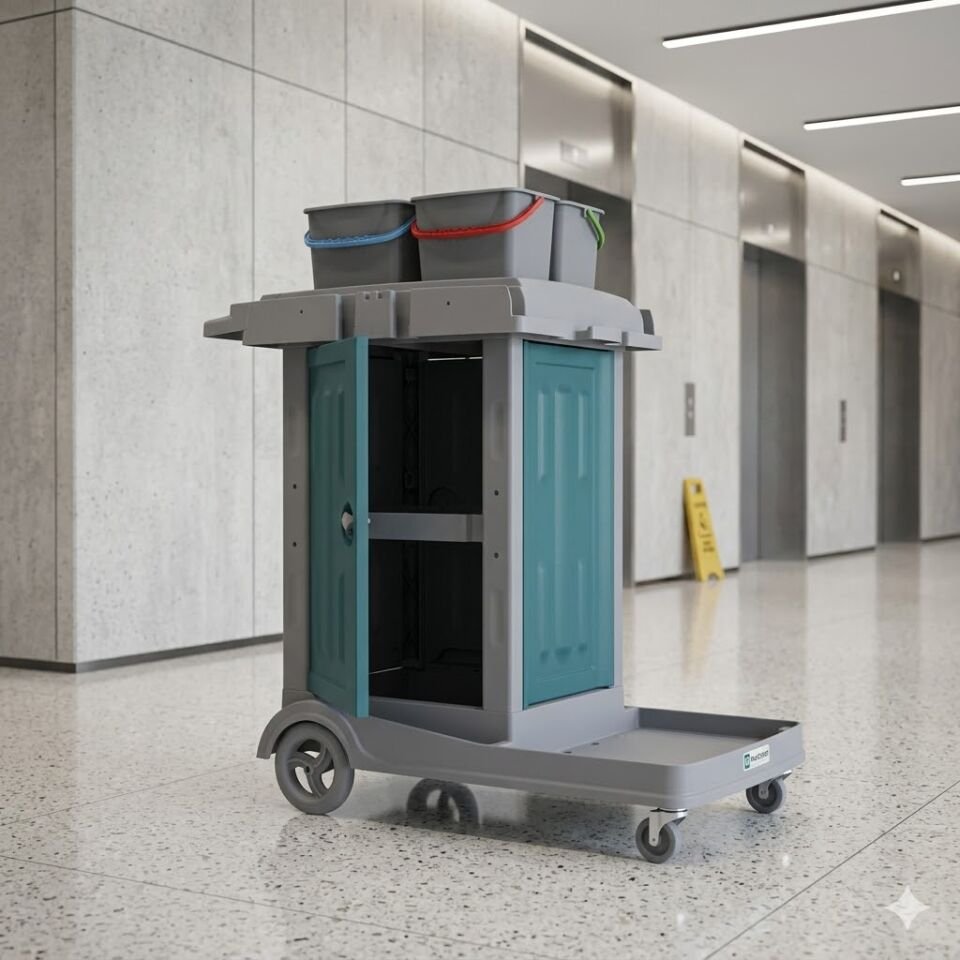 Herkül Base Dolaplı Kat Arabası , 4X6 Lt Kova 80X980X560