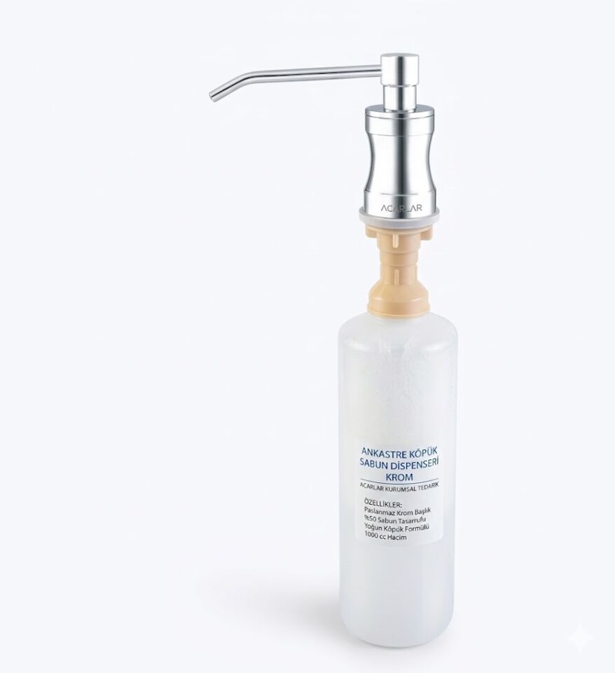 Ankastre Köpük Sabun Dispenseri Krom