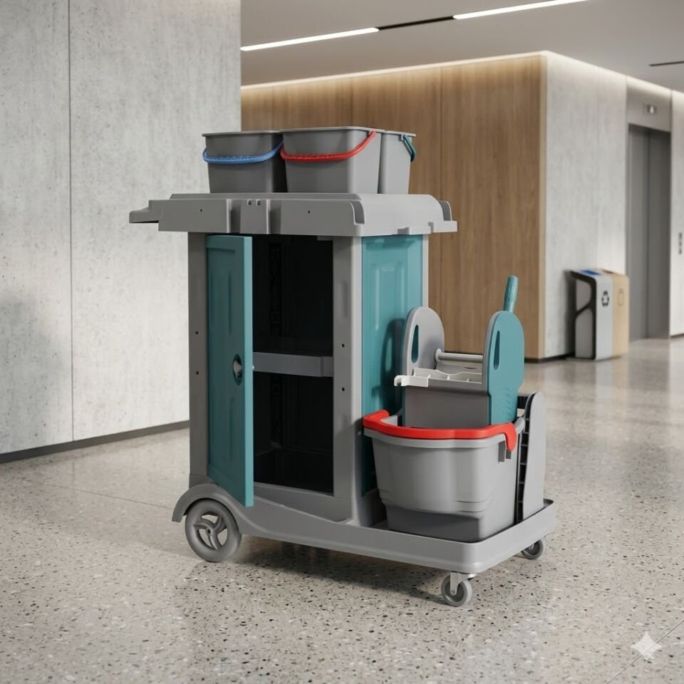 Herkül Solo Dolaplı Kat Arabası , 4X6 Lt Kova, 1X18 Lt 580X980X560