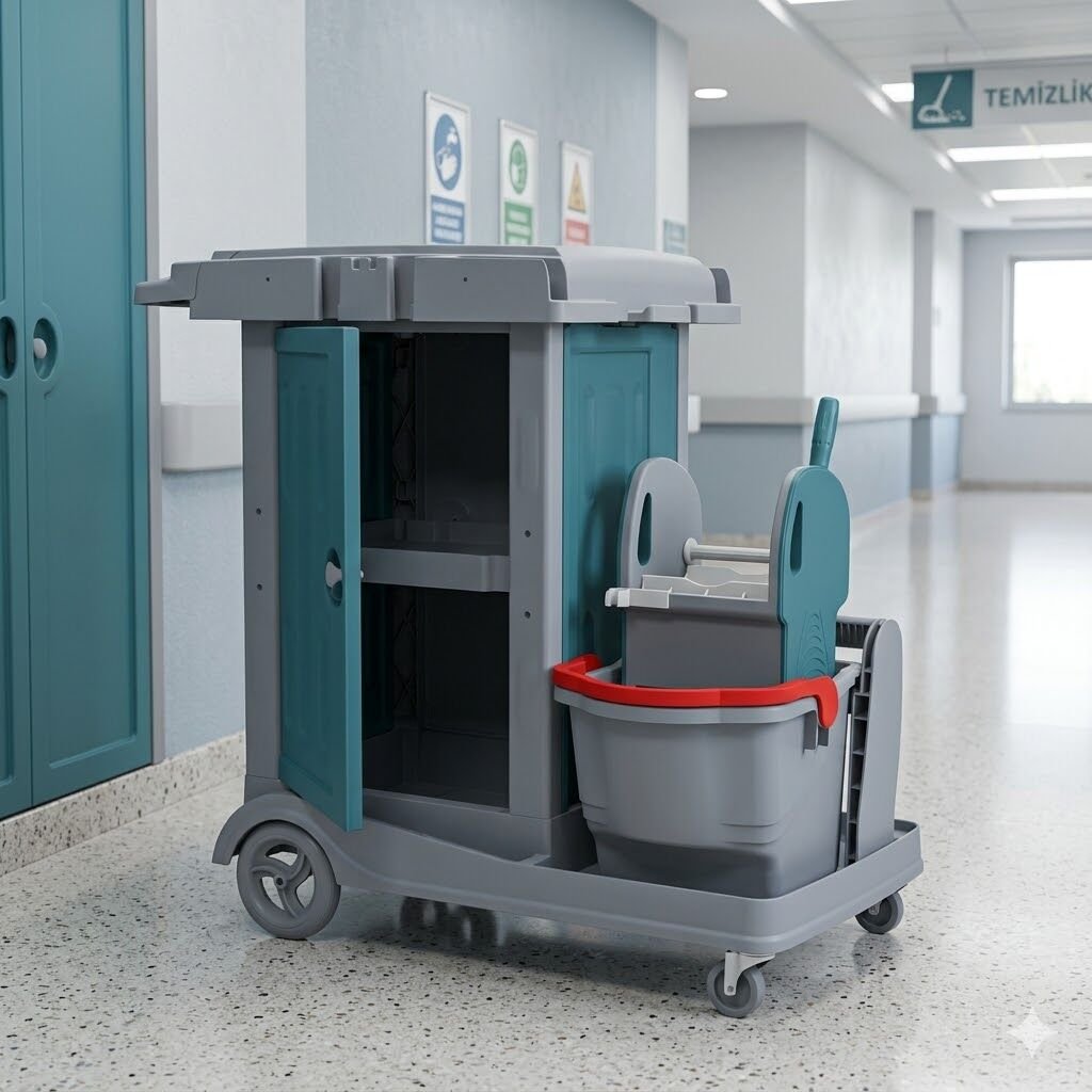 Herkül Solo Dolaplı Kat Arabası , 1X18 Lt 580X980X560