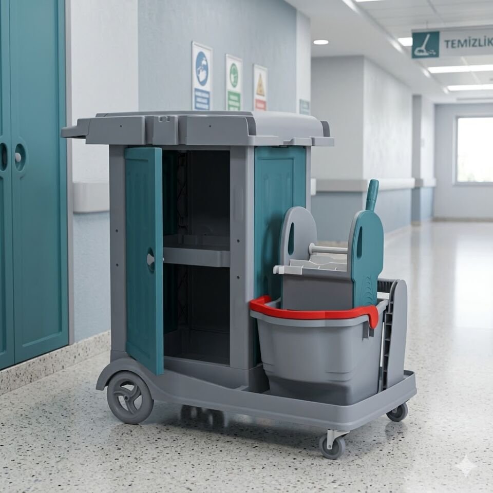 Herkül Solo Dolaplı Kat Arabası , 1X18 Lt 580X980X560