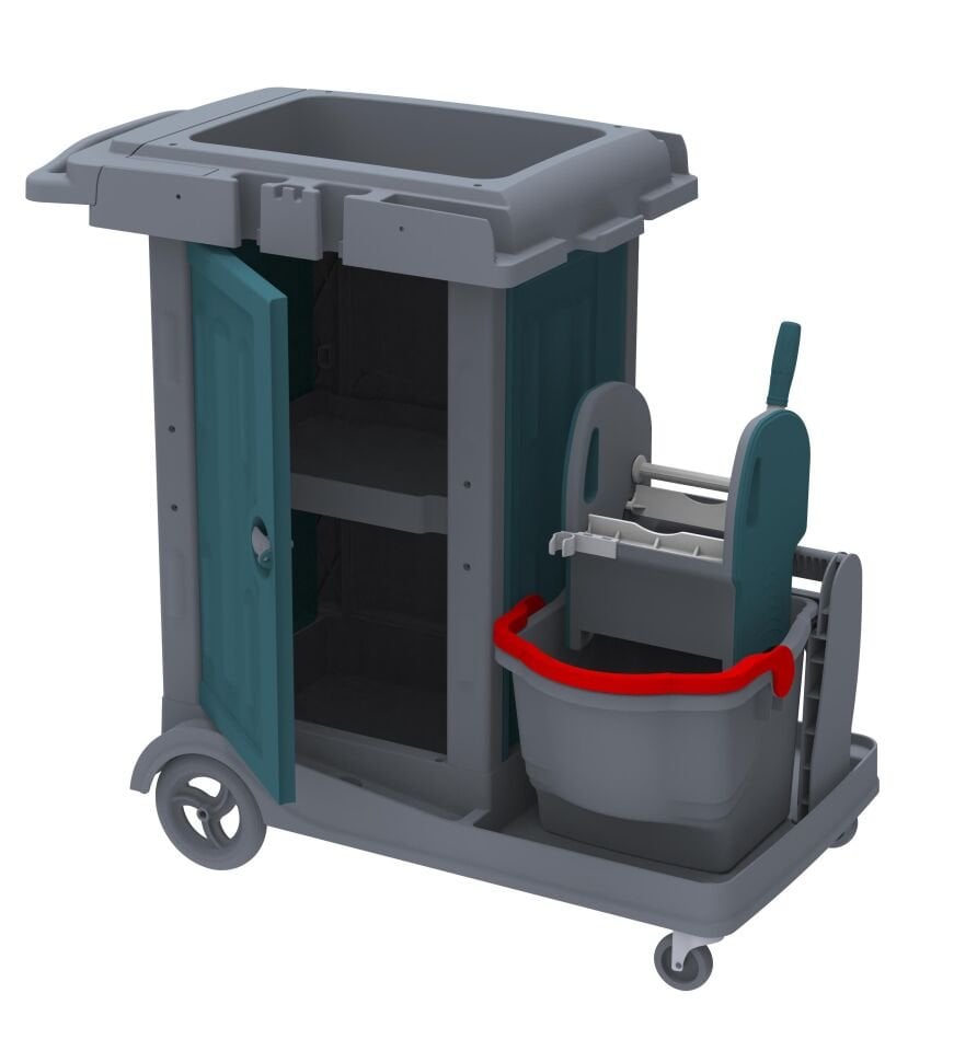 Herkül Solo Dolaplı Kat Arabası , 1X18 Lt 580X980X560