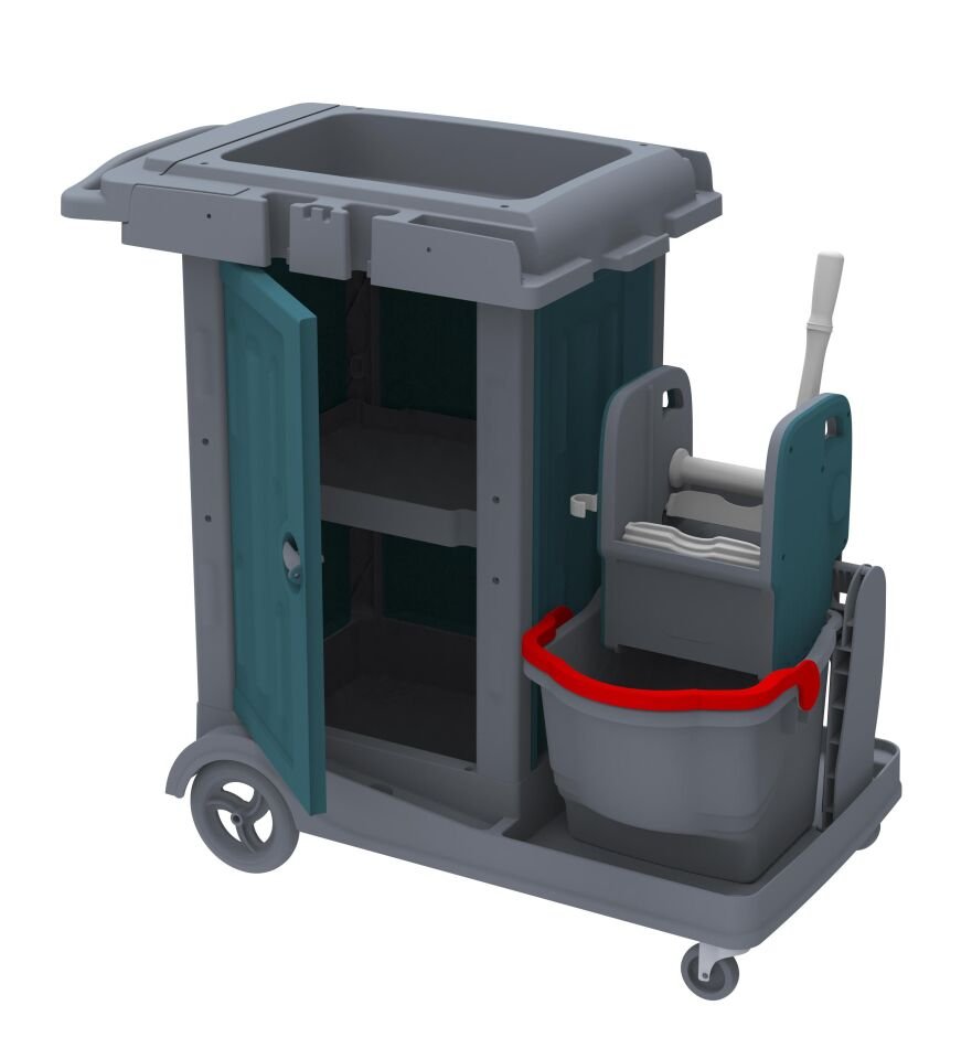 Herkül Solo Dolaplı Kat Arabası,  1X18 Lt 580X980X560