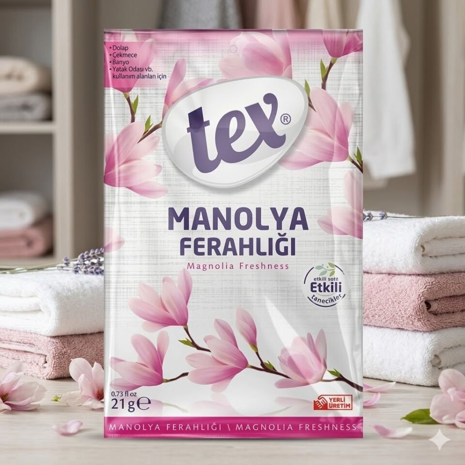 Tex Dolap ve Çekmece Kokusu Manolya Ferahlığı  21 Gr