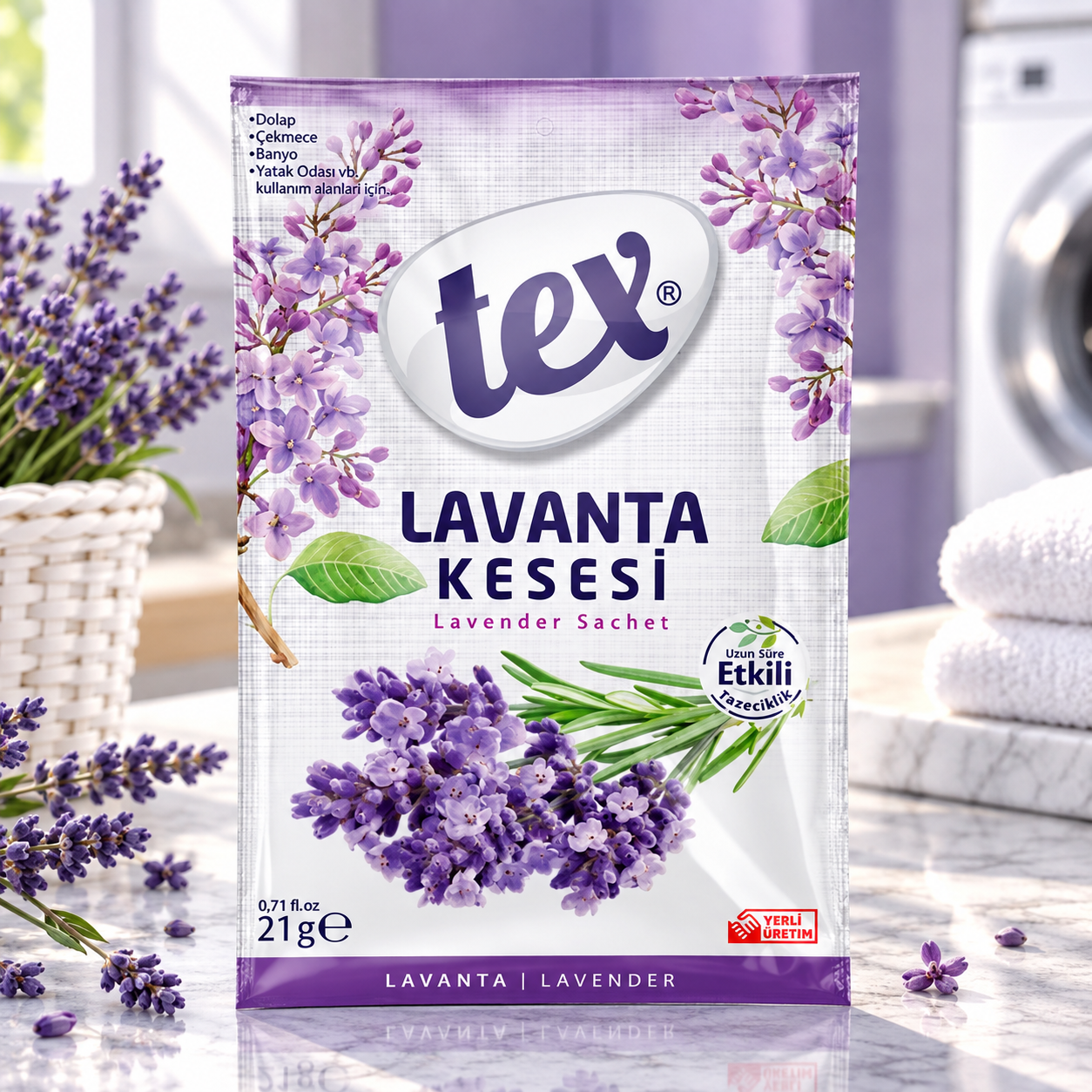 Tex Dolap ve Çekmece Kokusu Lavanta Kes. 21 Gr