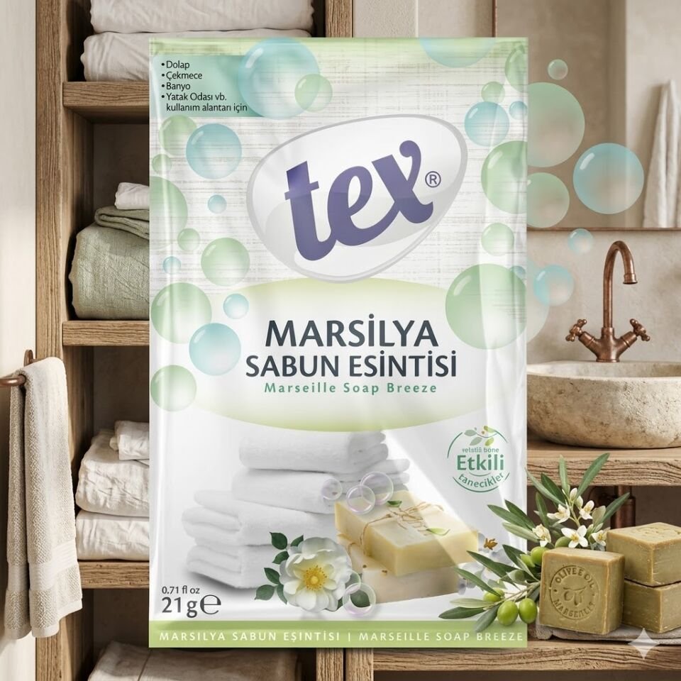 Tex Dolap ve Çekmece Kokusu Marsilya Sabunu 21 Gr