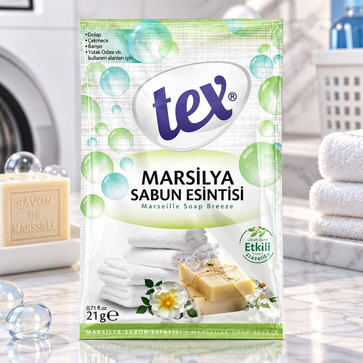 Tex Dolap ve Çekmece Kokusu Marsilya Sabunu 21 Gr