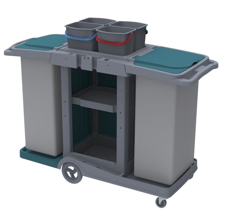 HERKÜL FAST FOOD KAT ARABASI, 2x120 LT BRANDA, 4x6 LT KOVA 580x980x560