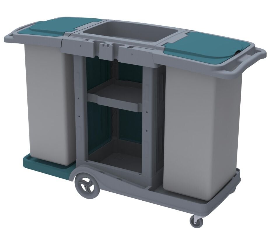 HERKÜL FAST FOOD KAT ARABASI, 2x120 LT BRANDA 580x980x560