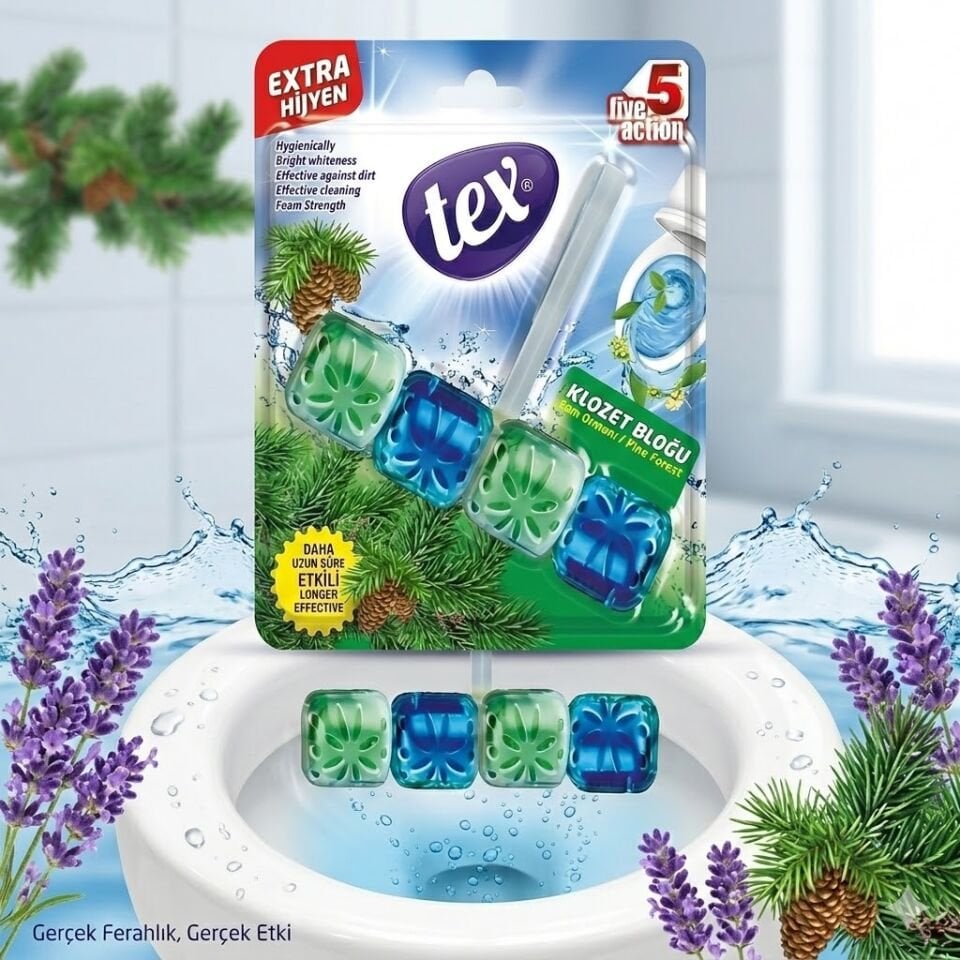Tex Wc Klozet Bloğu 50Gr *  (Çam Ormanı) 50Gr