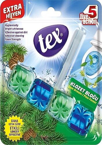 Tex Wc Klozet Bloğu Mega 3*50Gr * (Çam Ormanı) 3*50Gr