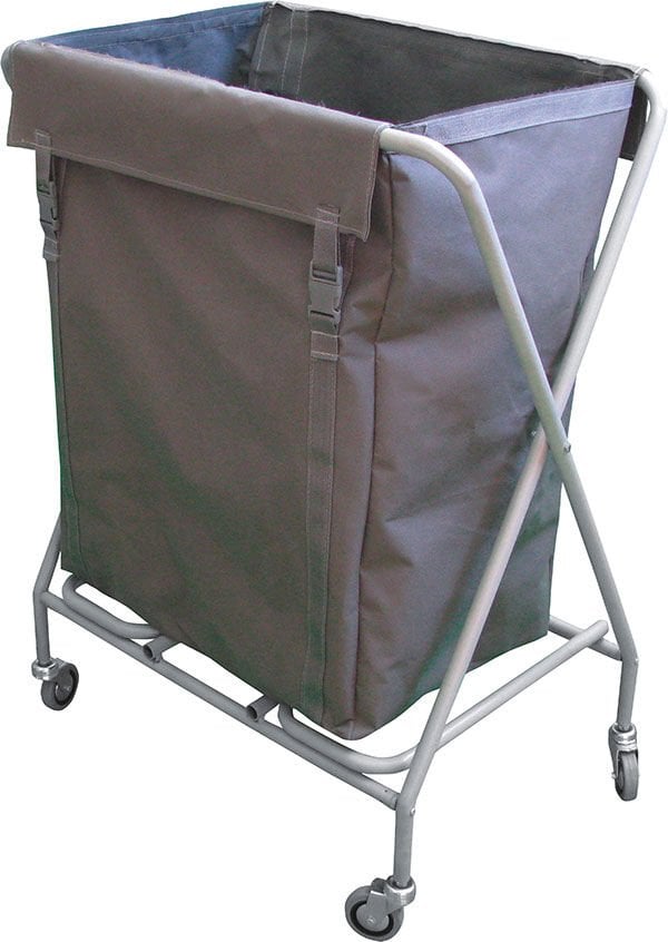 Çapraz Çöp Çamaşır Toplama Arabası , 200 Lt Branda Boyalı 80X110X30