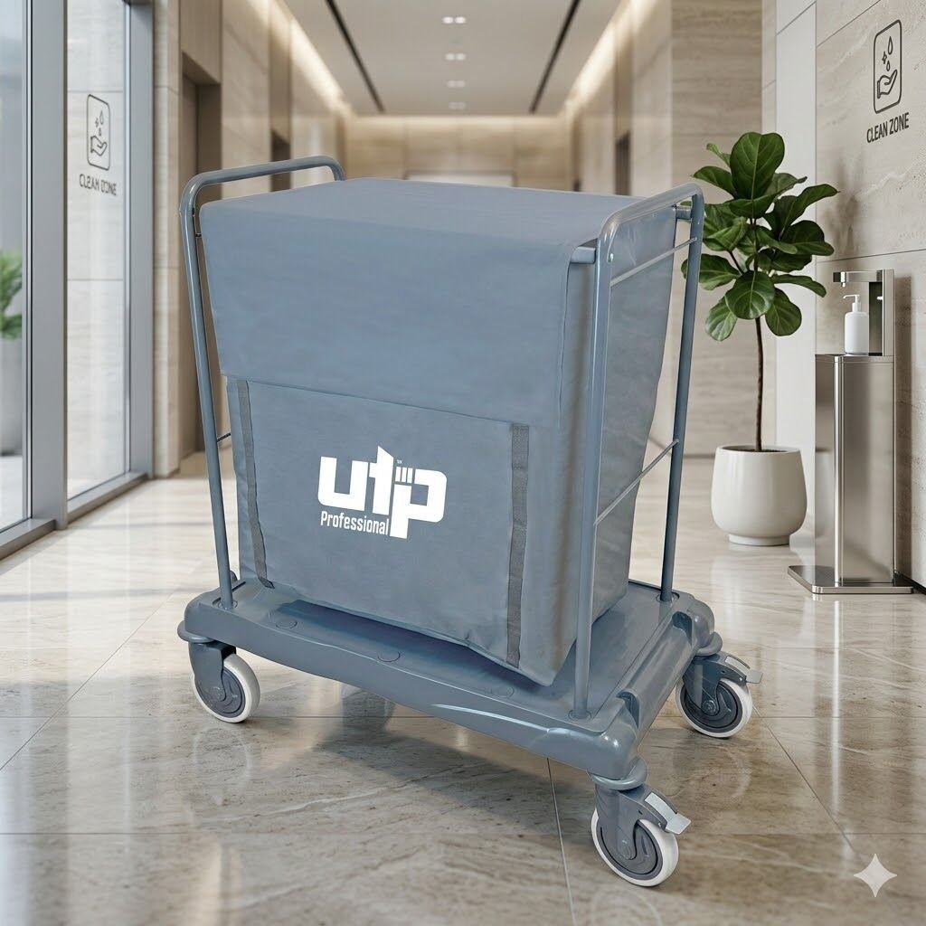 200 LT Profesyonel Çöp ve Çamaşır Toplama Arabası