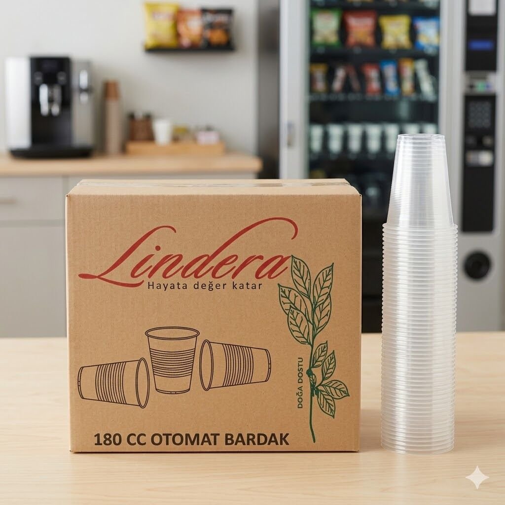 Lindera 180 Cc Plastik Bardak 3000 Li