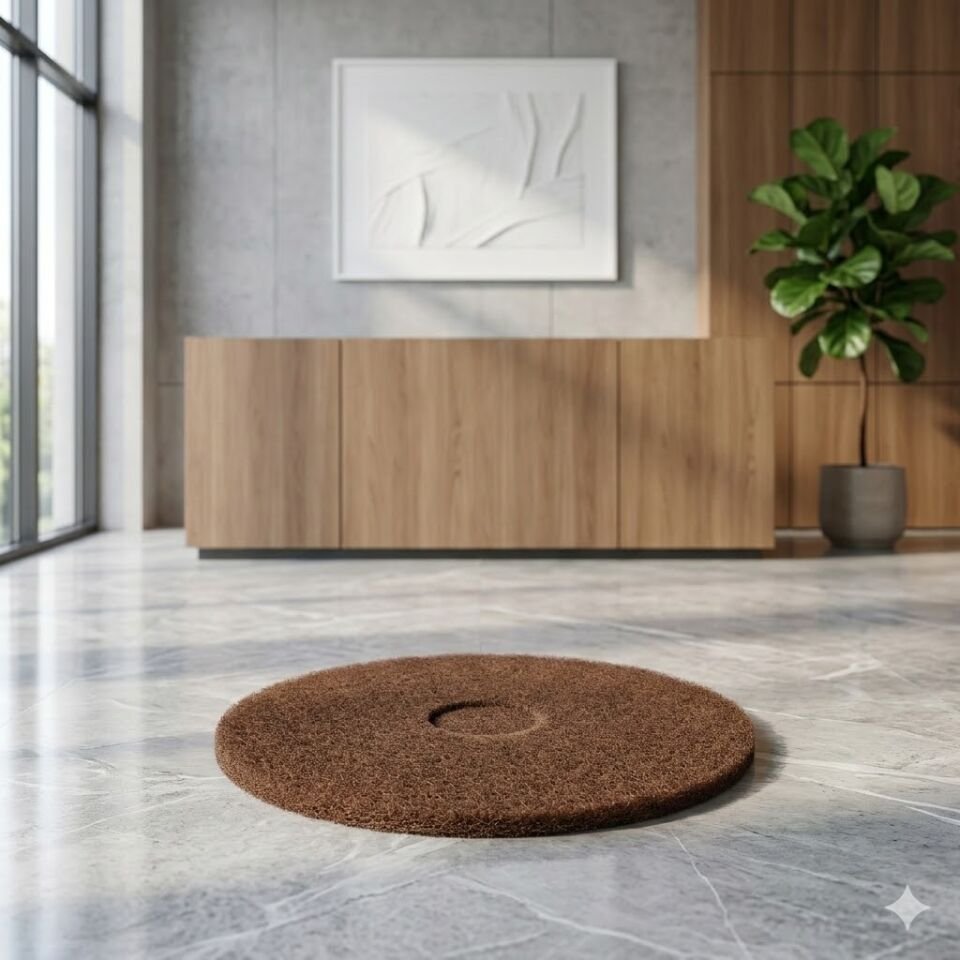 Zemin Cila Pedi 35 cm Kahverengi - Ağır Kir