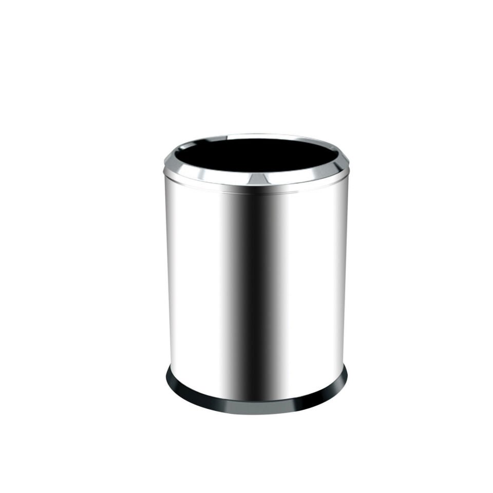 Krom Çemberli Çöp Kovası 8 Lt.