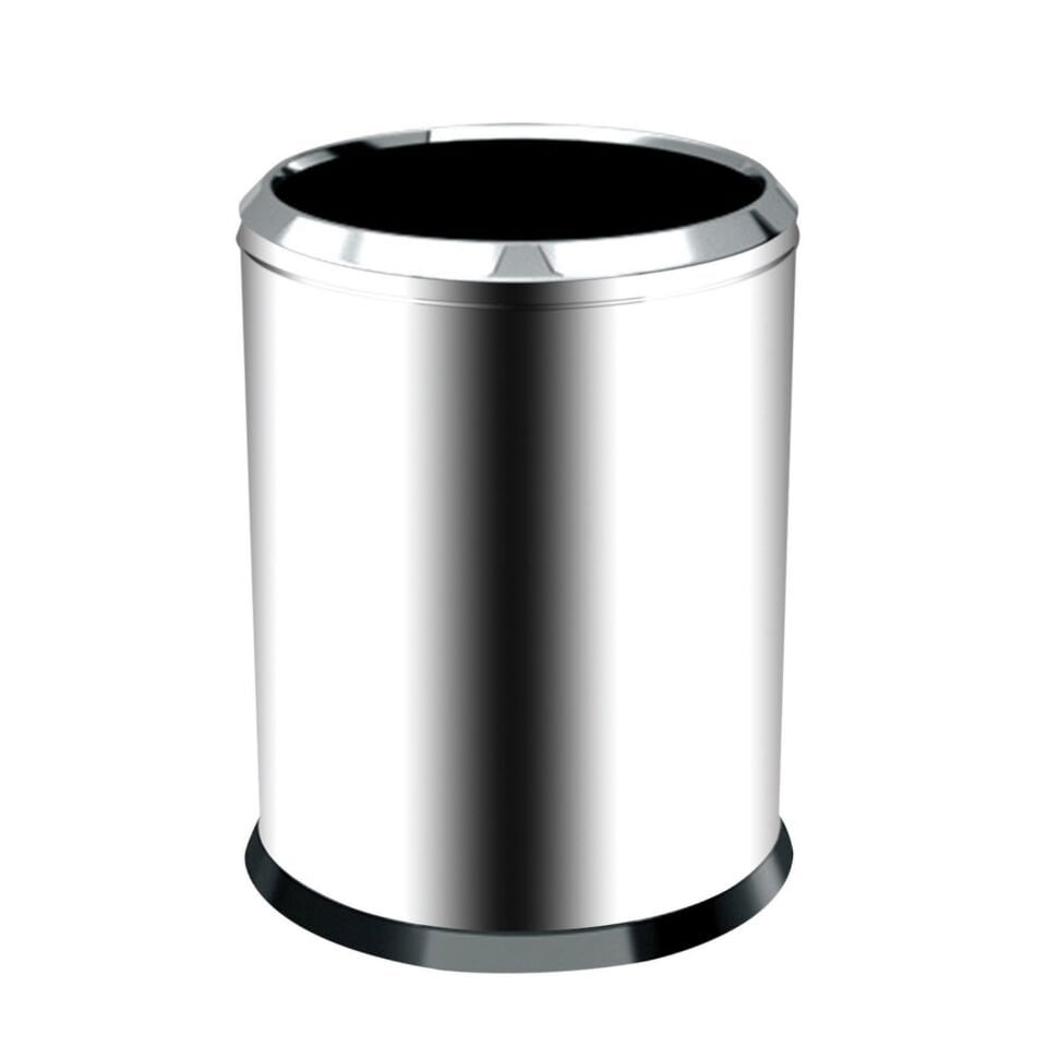 Krom Çemberli Çöp Kovası 27 Lt.
