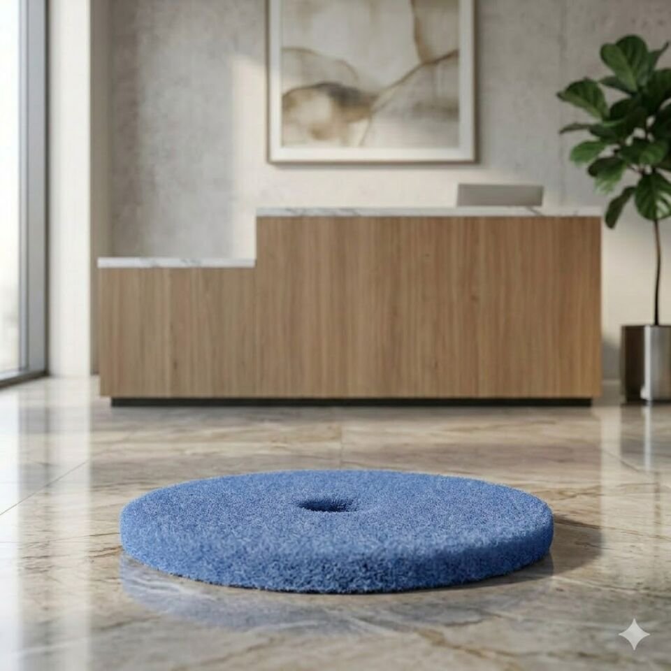 Zemin Cila Pedi 43 cm Mavi - Kristal Parlaklık