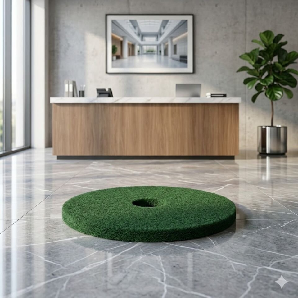 ZEMİN CİLA PEDİ 51 CM YEŞİL Derin Temizlik Pedi