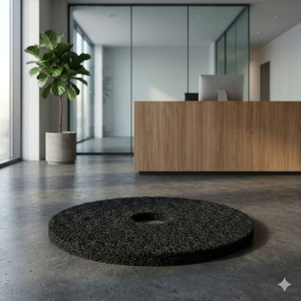 Zemin Cila Pedi 51 cm Siyah - Derinlemesine Temizlik