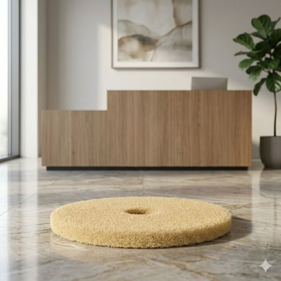 Zemin Cila Pedi 51 cm Bej - Kristal Parlaklık