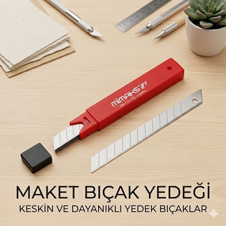 Maket Bıçak Yedeği Küçük 10 lu