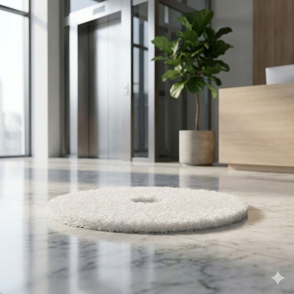 Beyaz Zemin Cila Pedi 51 cm - Hassas Parlatma