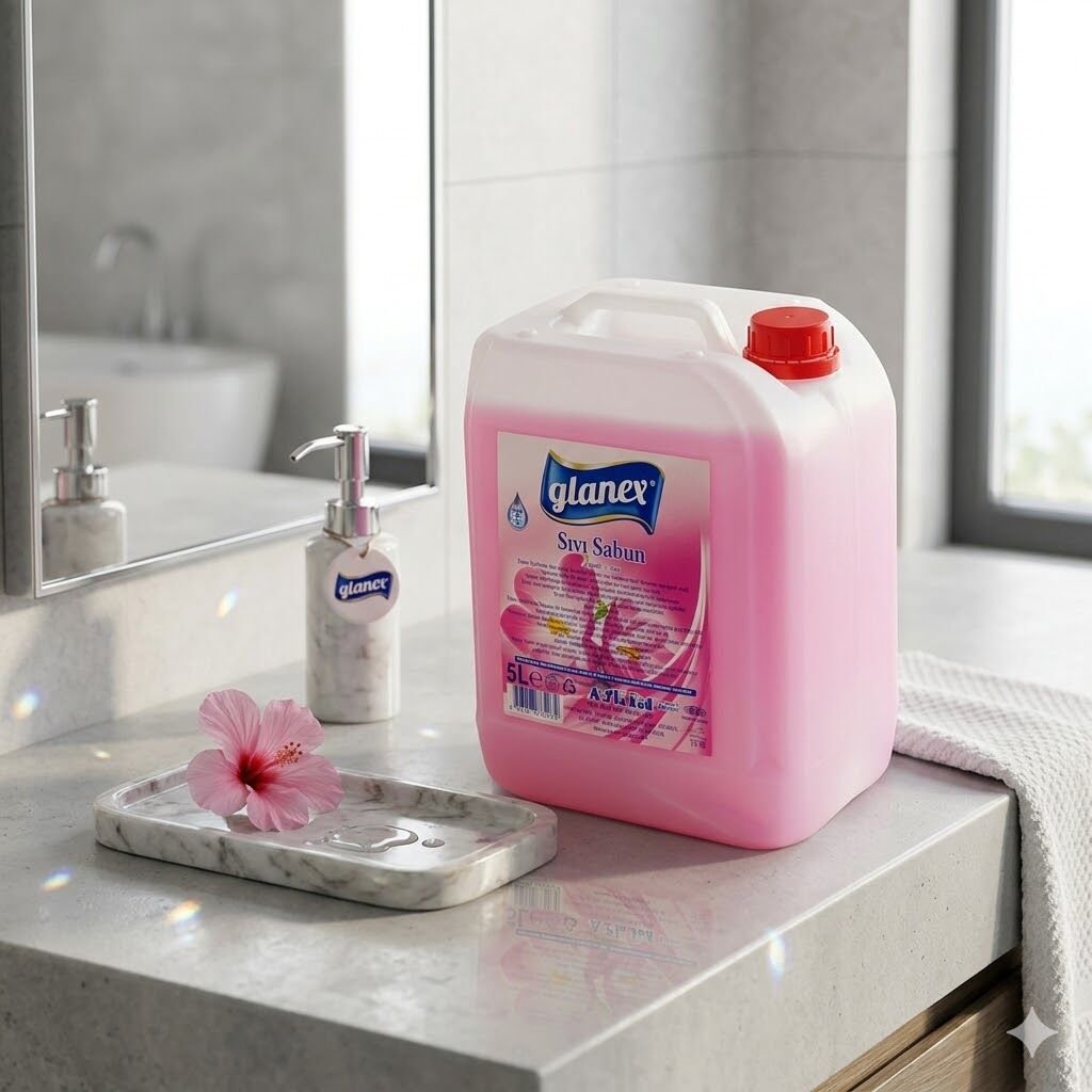 Glanex Sıvı El Sabunu Pembe 5 Kg