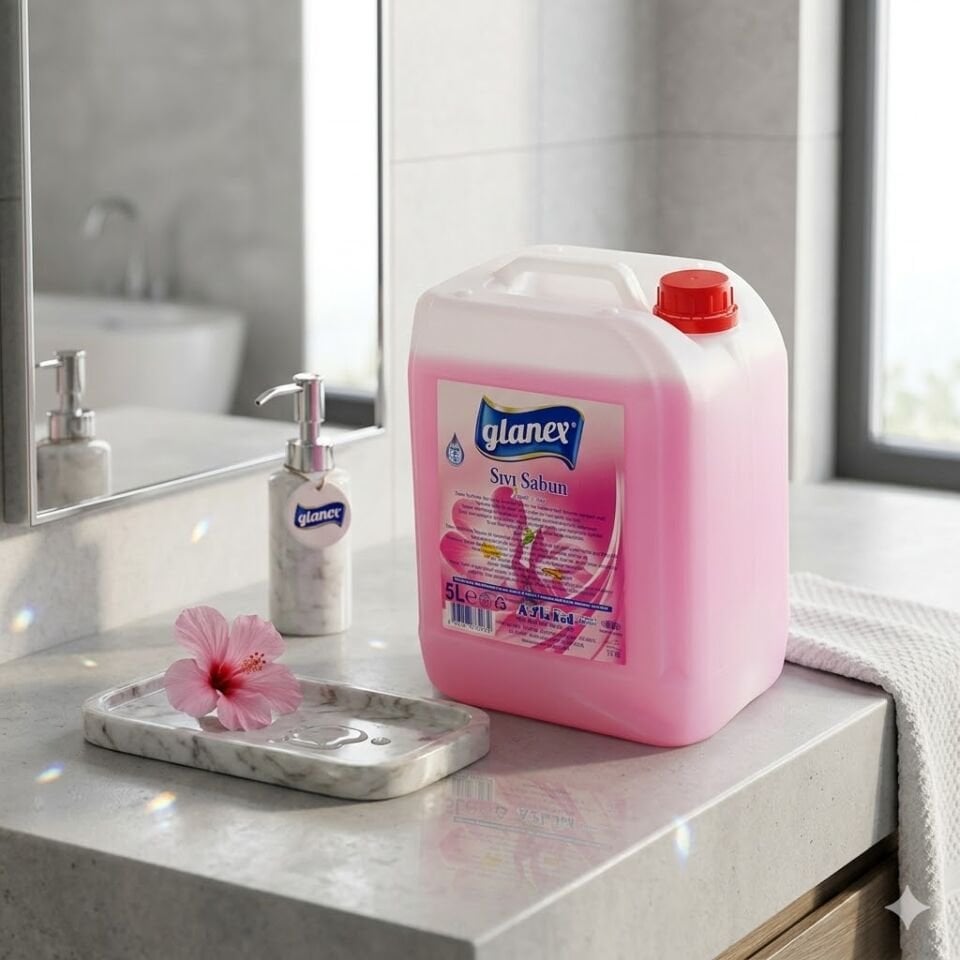 Glanex Sıvı El Sabunu Pembe 5Kg