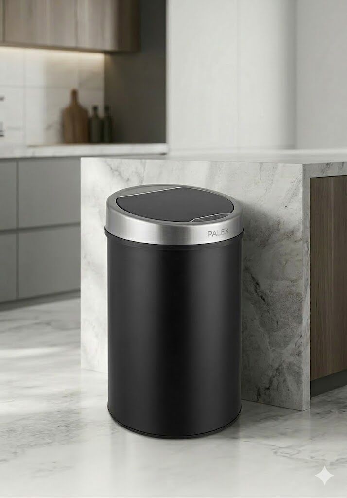 Sensörlü Çöp Kovası 30 Lt. Siyah