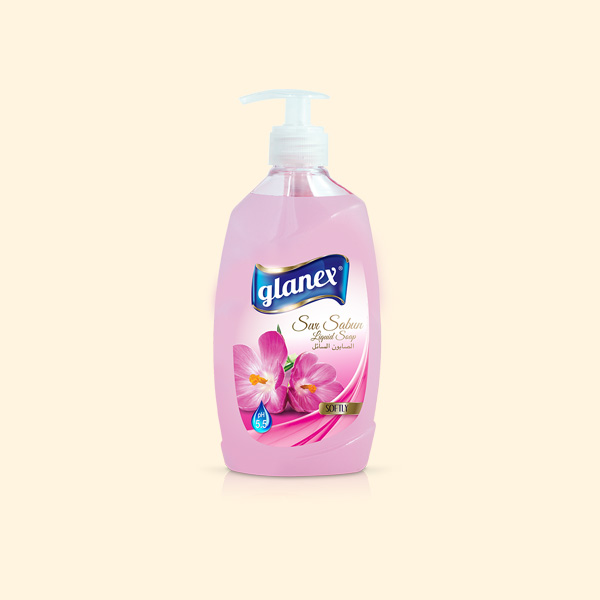Glanex Sıvı El Sabunu Kuvars (Pembe) 400Gr