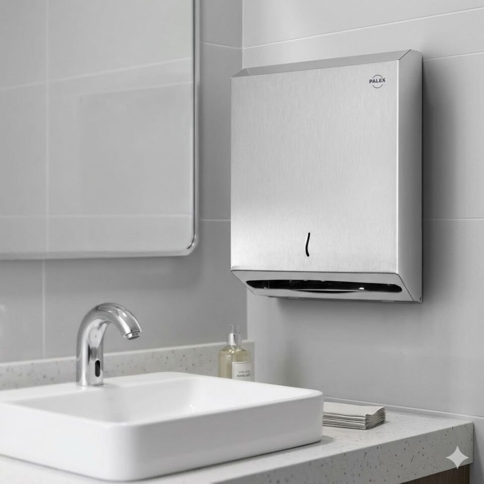 Krom Z Katlama Kağıt Havlu Dispenseri 400’Lü